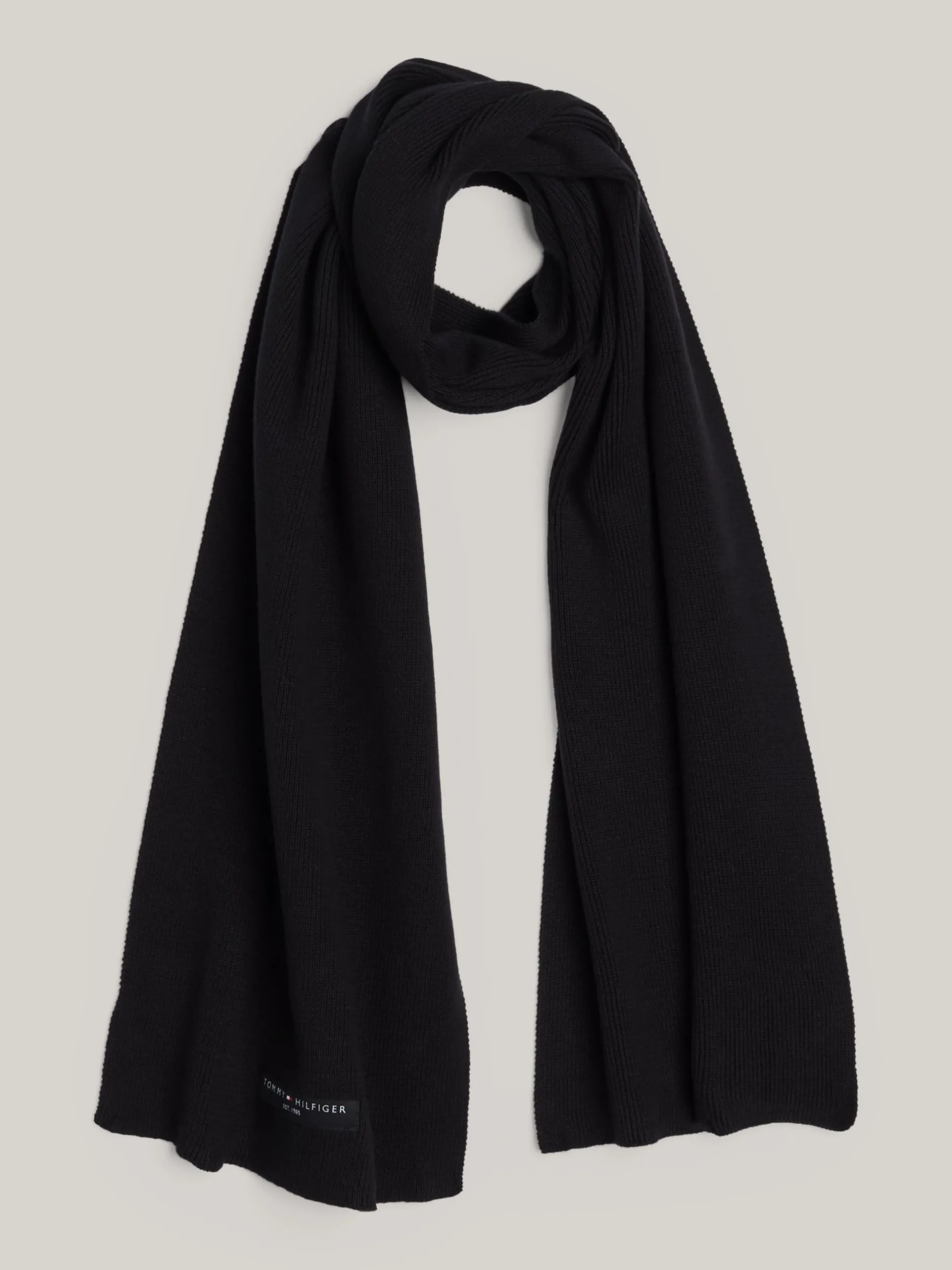 Czapki I Szaliki*Tommy Hilfiger Zestaw Podarunkowy Z Czapką Beanie I Szalikiem BLACK