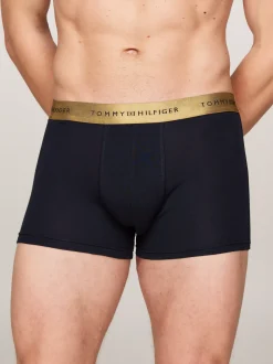 Kąpielówki|Bielizna*Tommy Hilfiger Zestaw Prezentowy 5 Par Bokserek Z Logo GOLD/GOLD/GOLD/GOLD/GOLD