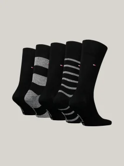 Skarpetki*Tommy Hilfiger Zestaw Upominkowy 5 Par Skarpetek BLACK