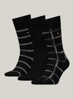 Skarpetki*Tommy Hilfiger Zestaw Upominkowy 3 Par Skarpetek BLACK