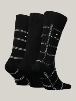 Skarpetki*Tommy Hilfiger Zestaw Upominkowy 3 Par Skarpetek BLACK