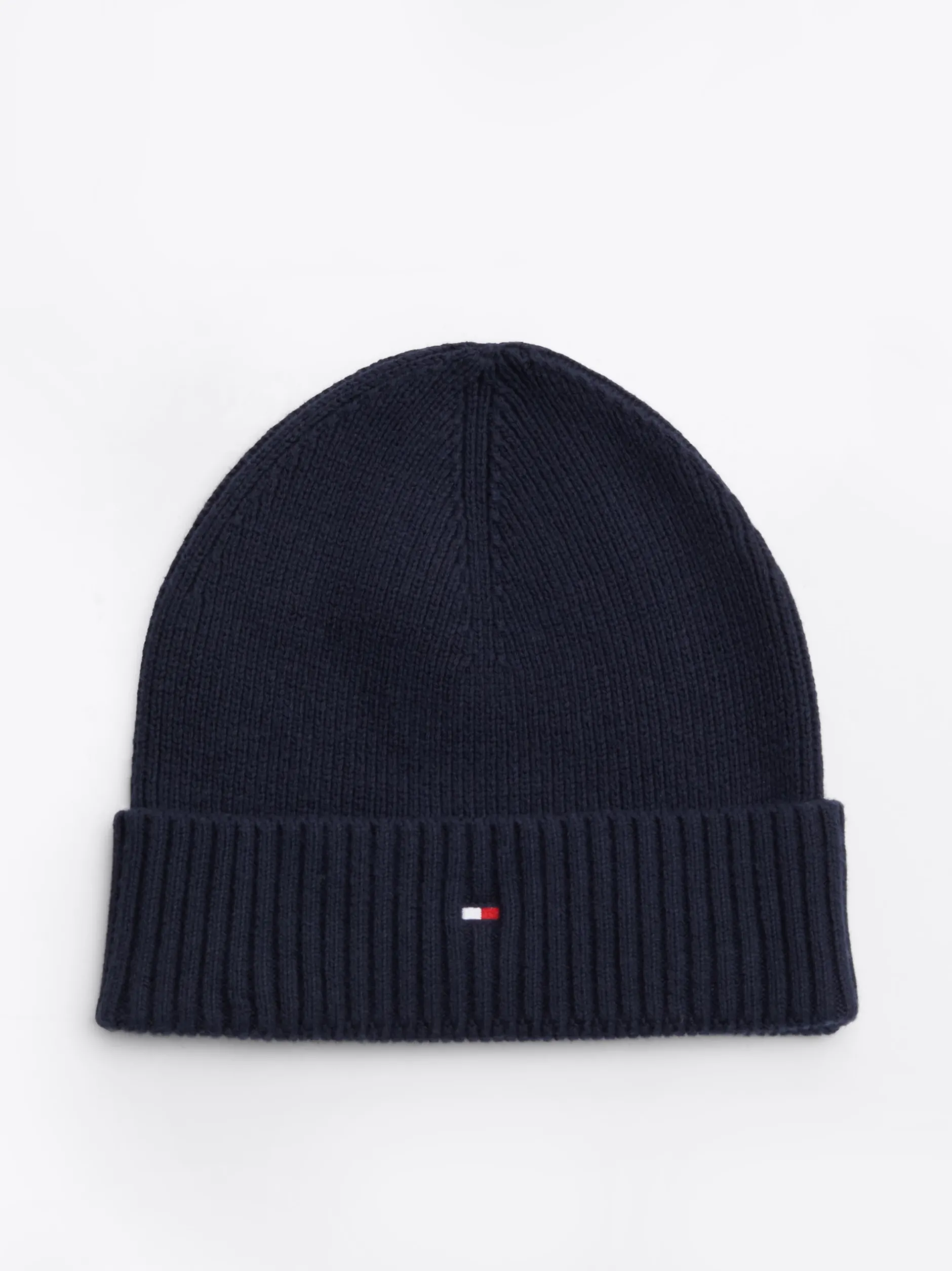 Czapki I Szaliki*Tommy Hilfiger Zestaw Z Czapką Beanie I Szalikiem Hilfiger SPACE BLUE