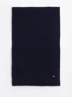 Czapki I Szaliki*Tommy Hilfiger Zestaw Z Czapką Beanie I Szalikiem Hilfiger SPACE BLUE