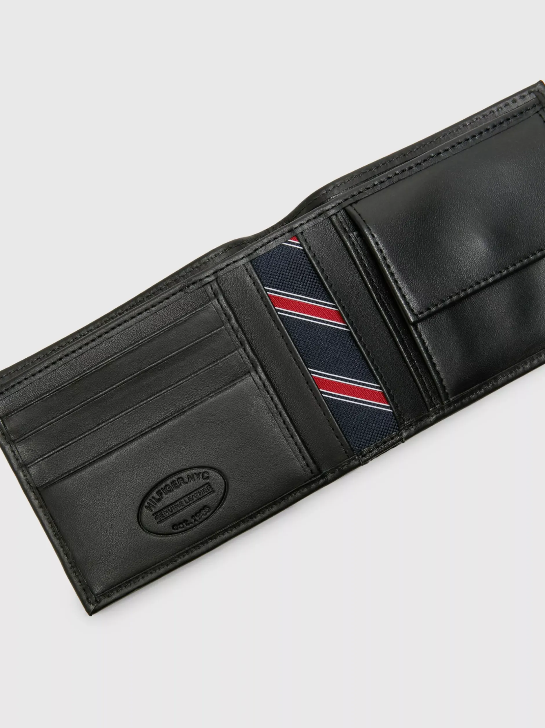 Portfele & Breloczki Do Kluczy*Tommy Hilfiger Zestaw Z Portfelem I Brelokiem Do Kluczy BLACK