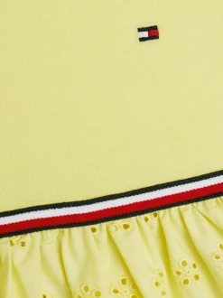 Dziewczynki|Chłopcy*Tommy Hilfiger Zestaw Z Sukienką I Szortami YELLOW TULIP