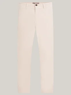 Spodnie*Tommy Hilfiger Zwężane Chinosy Z Bawełnianej Gabardyny CLASSIC BEIGE
