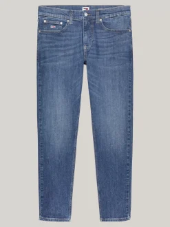 Jeansy*Tommy Hilfiger Zwężane Jeansy Austin Z Przetarciami DENIM DARK