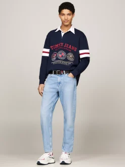 Jeansy*Tommy Hilfiger Zwężane Jeansy Isaac DENIM LIGHT