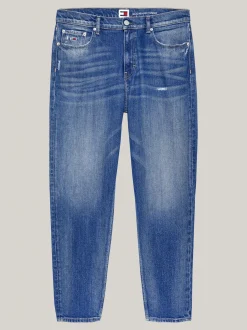 Jeansy*Tommy Hilfiger Zwężane Jeansy Isaac Z Efektem Znoszenia DENIM MEDIUM