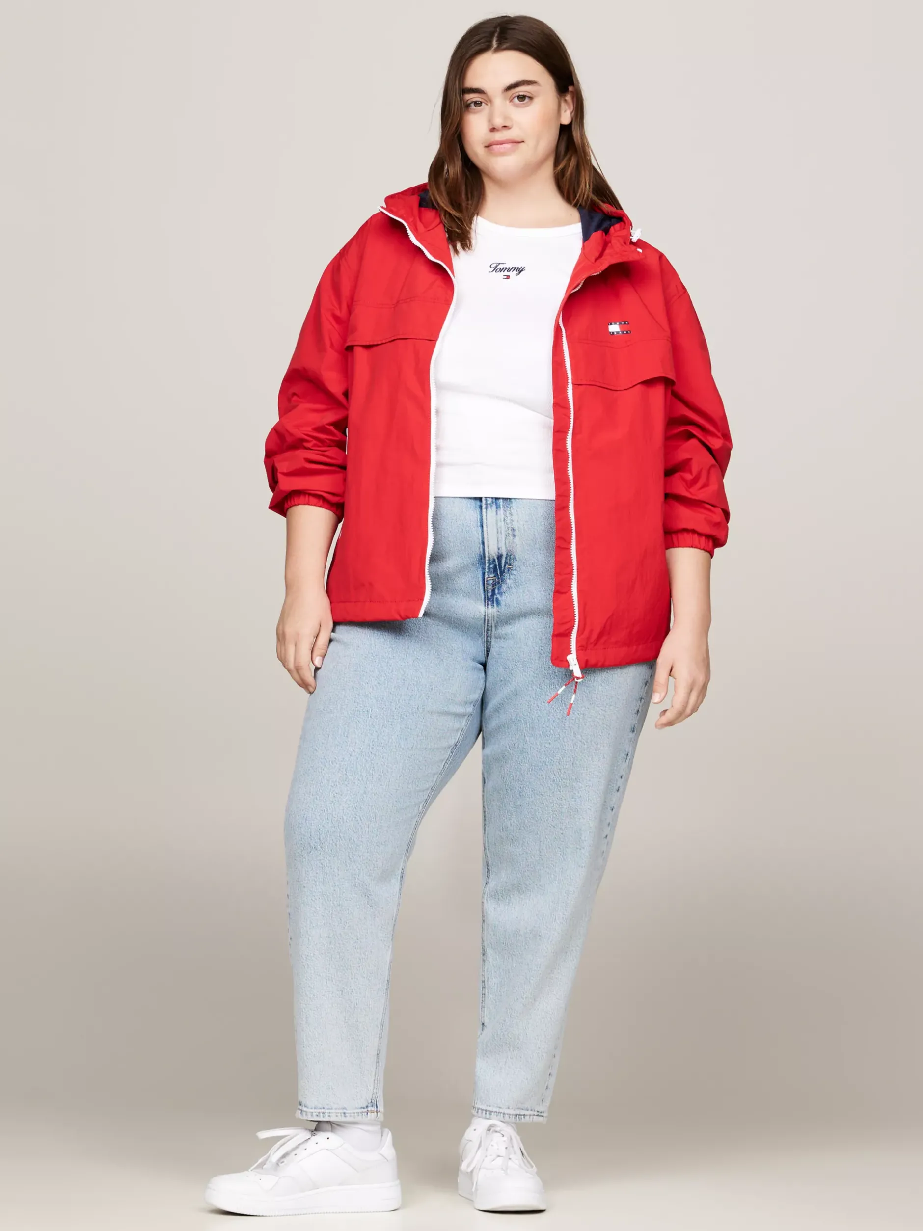 Jeansy*Tommy Hilfiger Zwężane Jeansy Mom Fit Z Kolekcji Curve DENIM LIGHT