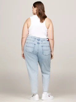 Jeansy*Tommy Hilfiger Zwężane Jeansy Mom Fit Z Kolekcji Curve DENIM LIGHT