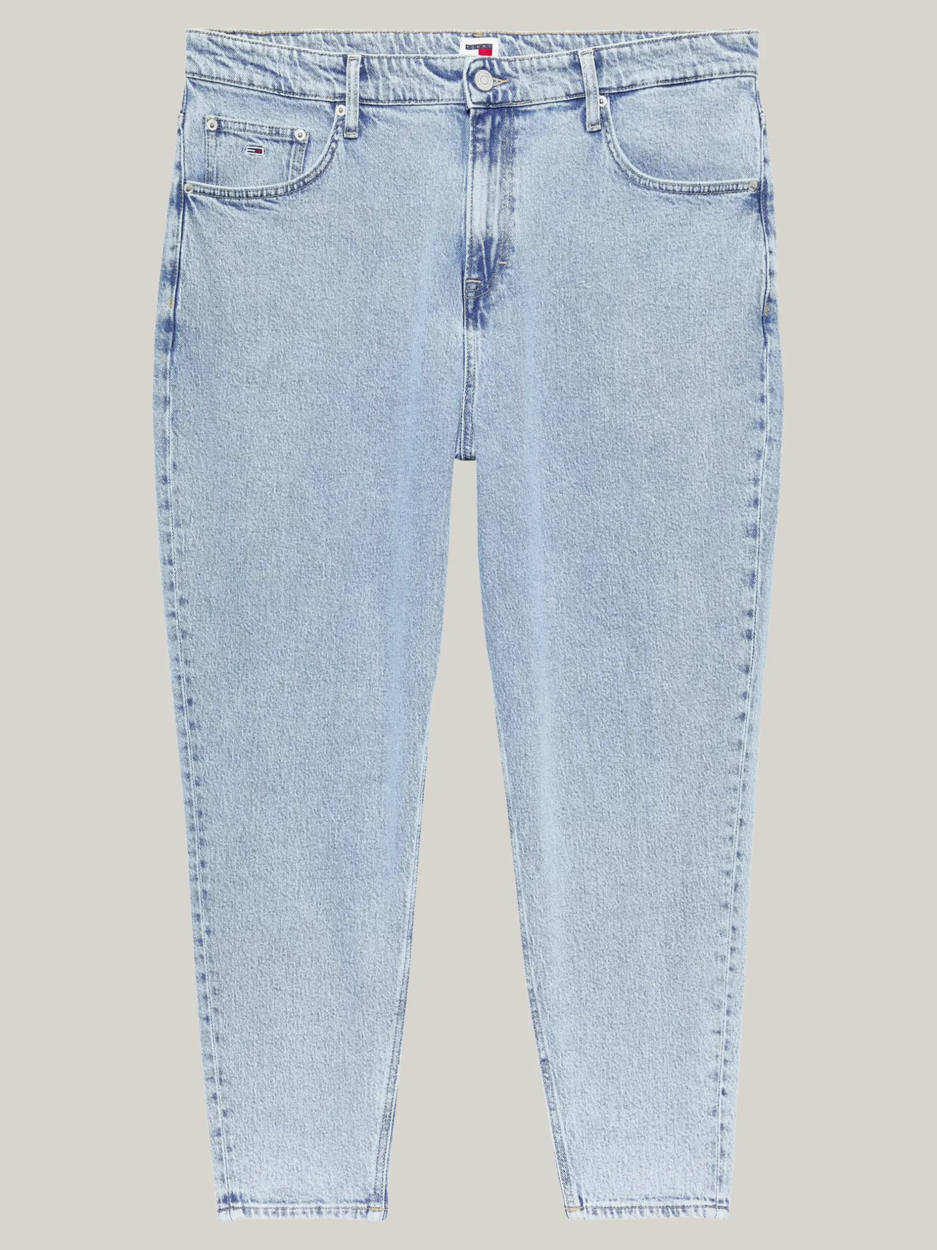 Jeansy*Tommy Hilfiger Zwężane Jeansy Mom Fit Z Kolekcji Curve DENIM LIGHT