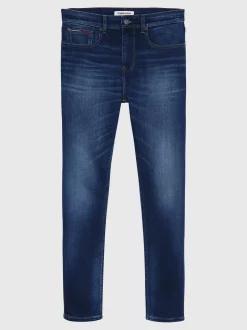 Jeansy*Tommy Hilfiger Zwężane Jeansy O Wąskim Kroju ASPEN DARK BLUE STRETCH